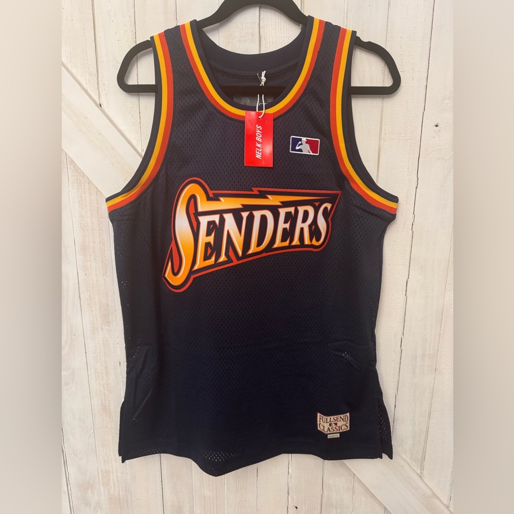 Full Send Nelk Boys Golden State Senders Basketball Jersey Size Medium